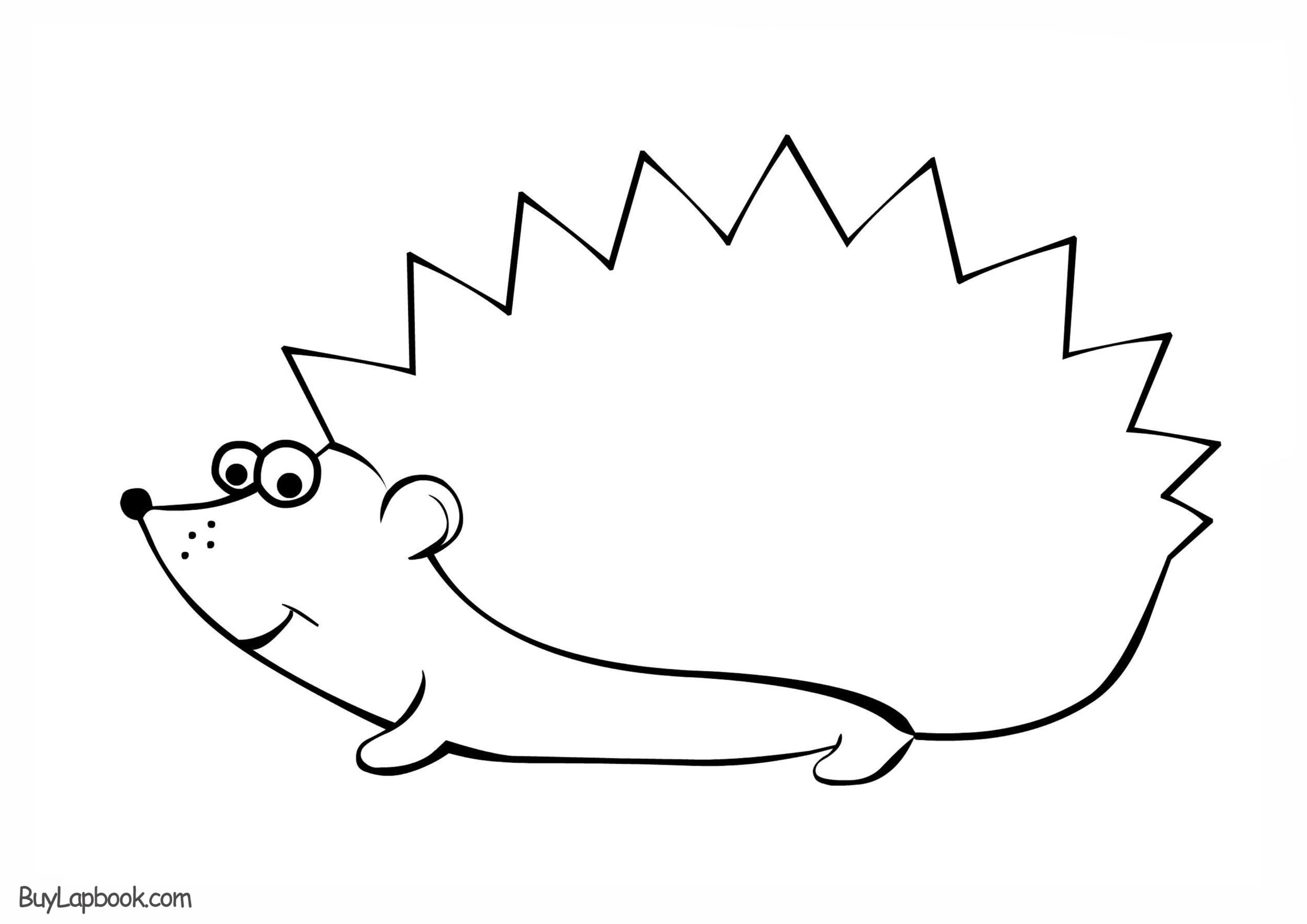Hedgehog Template Printable