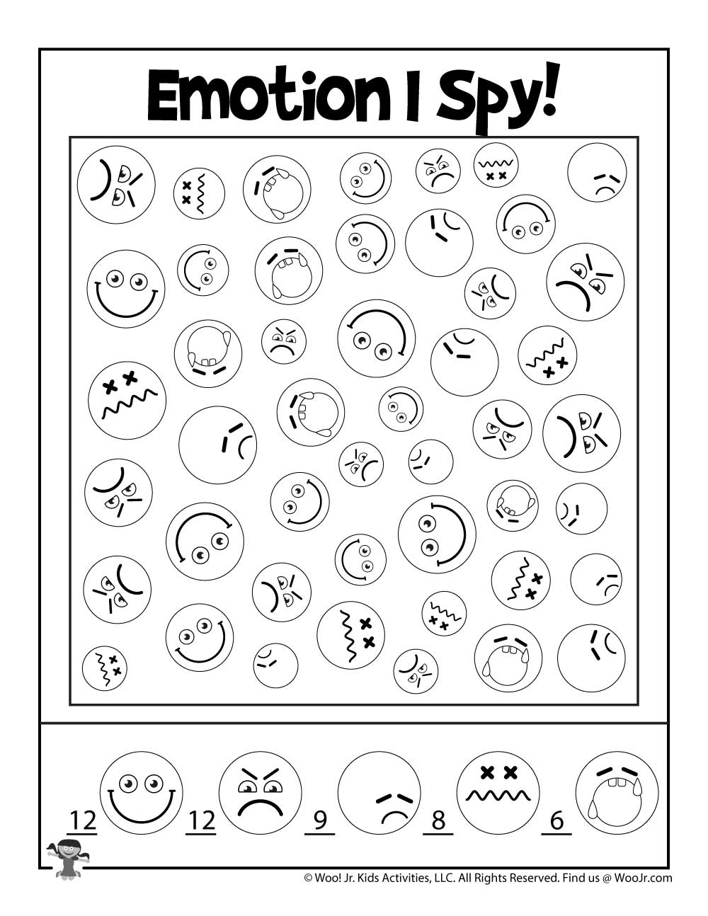 Feelings And Emotions Worksheets Printable