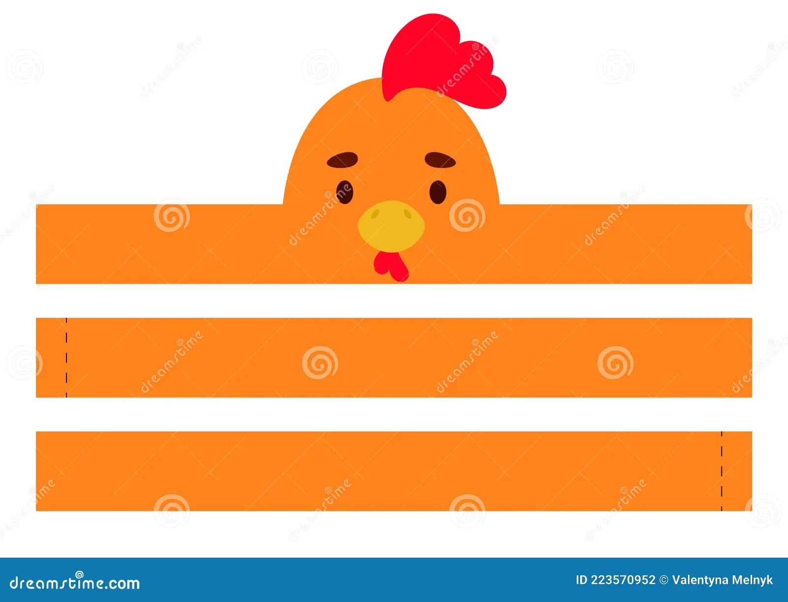 Hen Template Printable