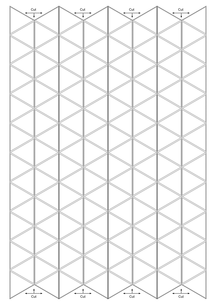 Hexa Hexaflexagon Template revised This Is The Hexaflexagon 