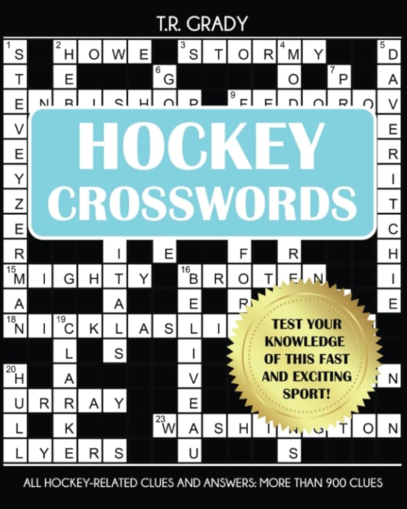 Hockey Crosswords Test Your Knowledge Of This Fast And Exciting 