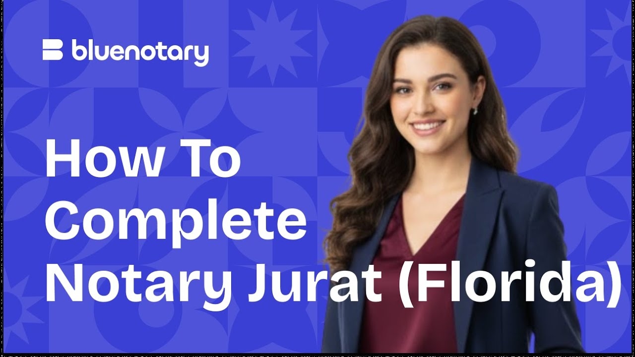 How To Complete A Notary Certificate Florida Jurat