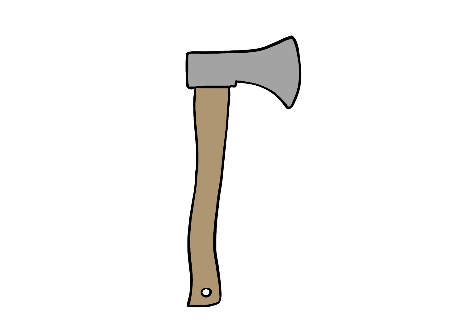 How To Draw An Axe Design School