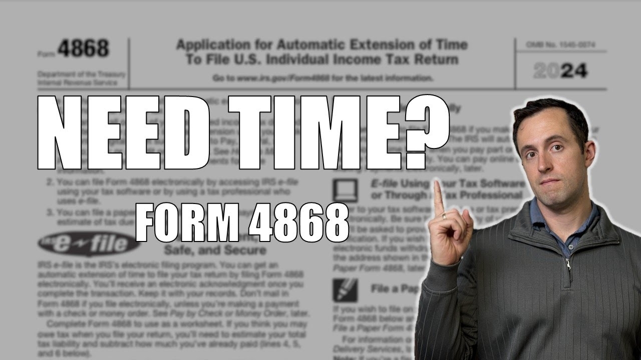 Irs Form 4868 For 2026