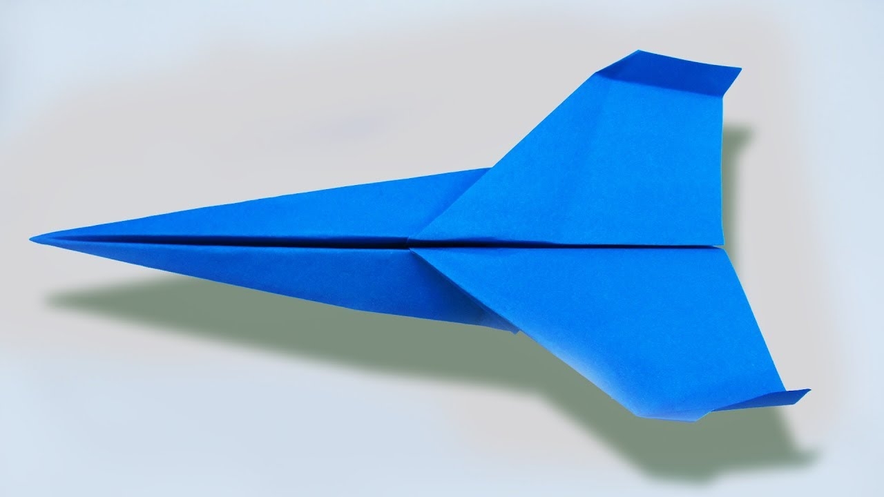 How To Make A Long Range Paper Airplane Amazing Origami Paper Jet Model F 14