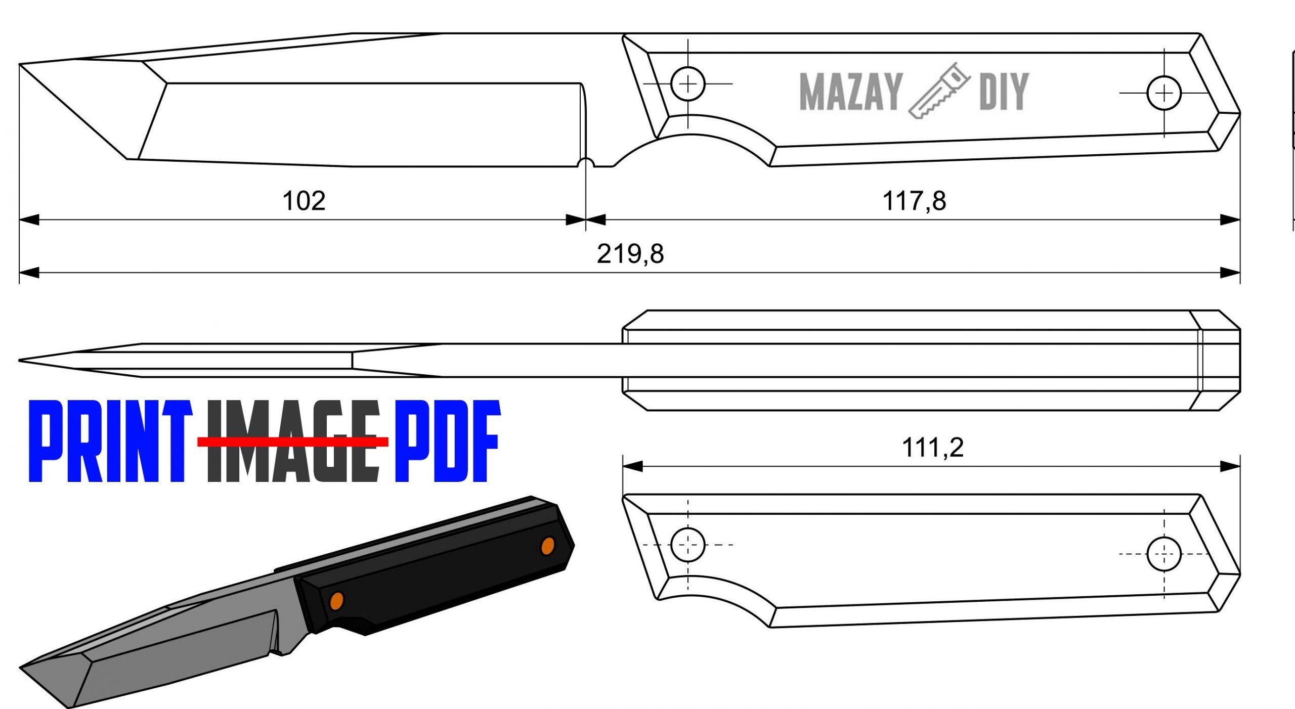Free Knife Templates To Print