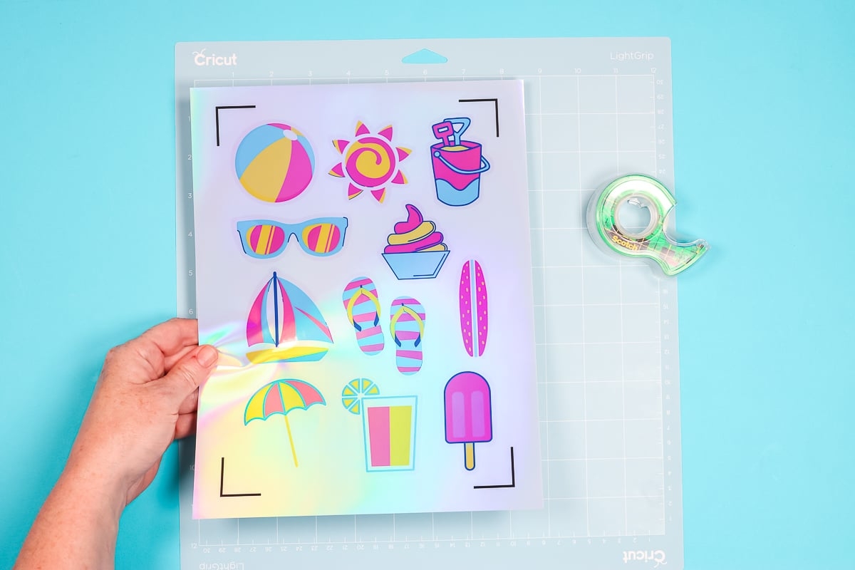 How To Make Holographic Stickers With A Cricut Machine Angie 