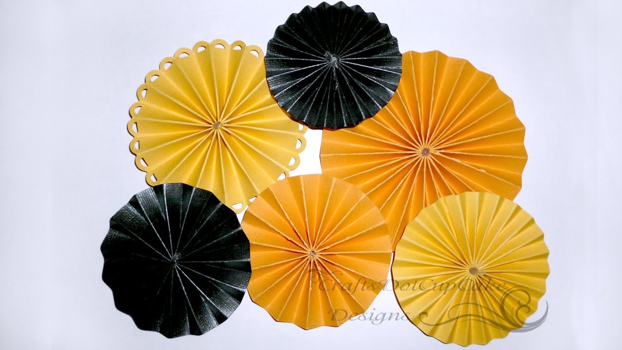 How To Make Paper Rosette Flower Tutorial