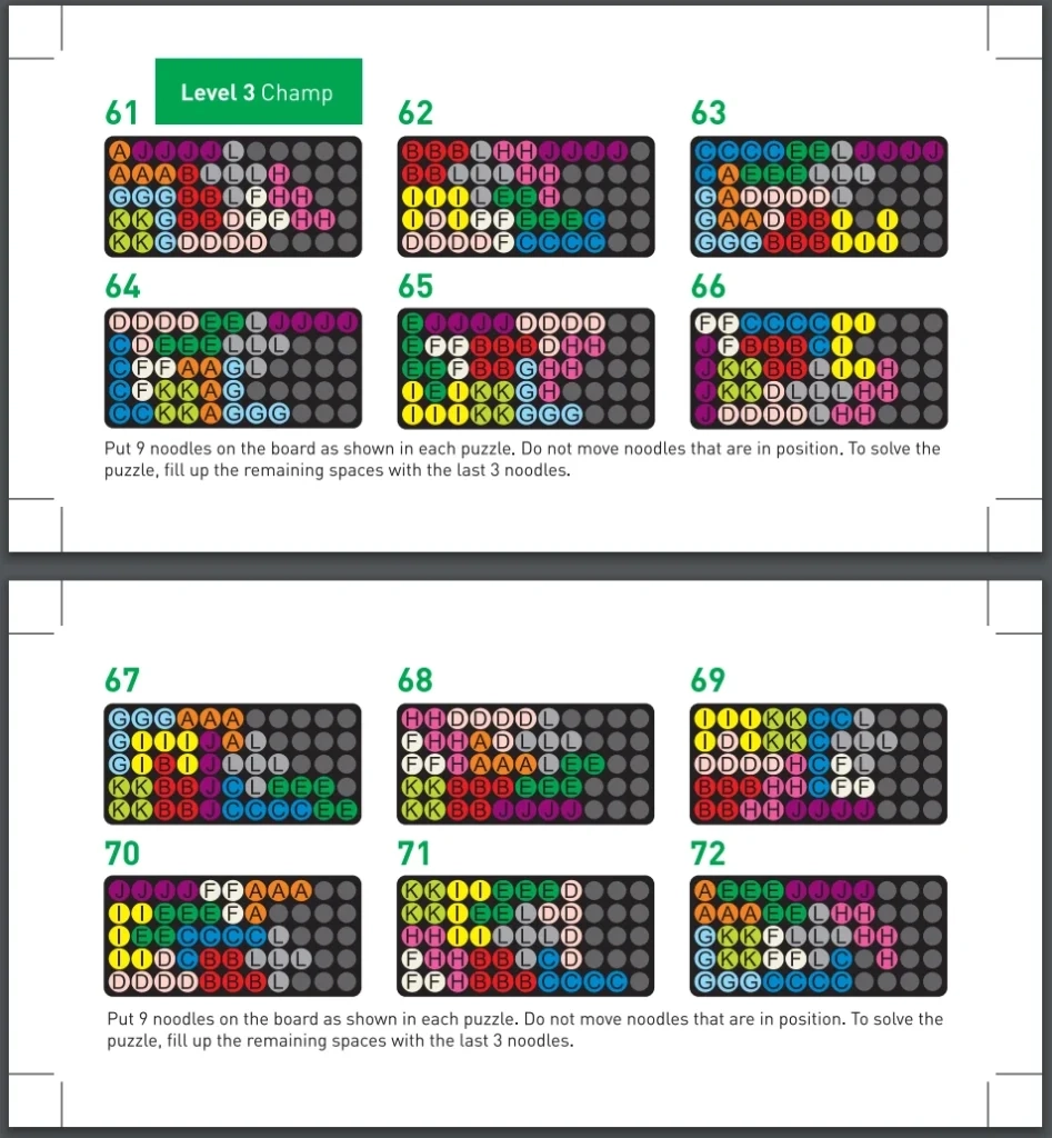 How To Play Kanoodle Official Rules