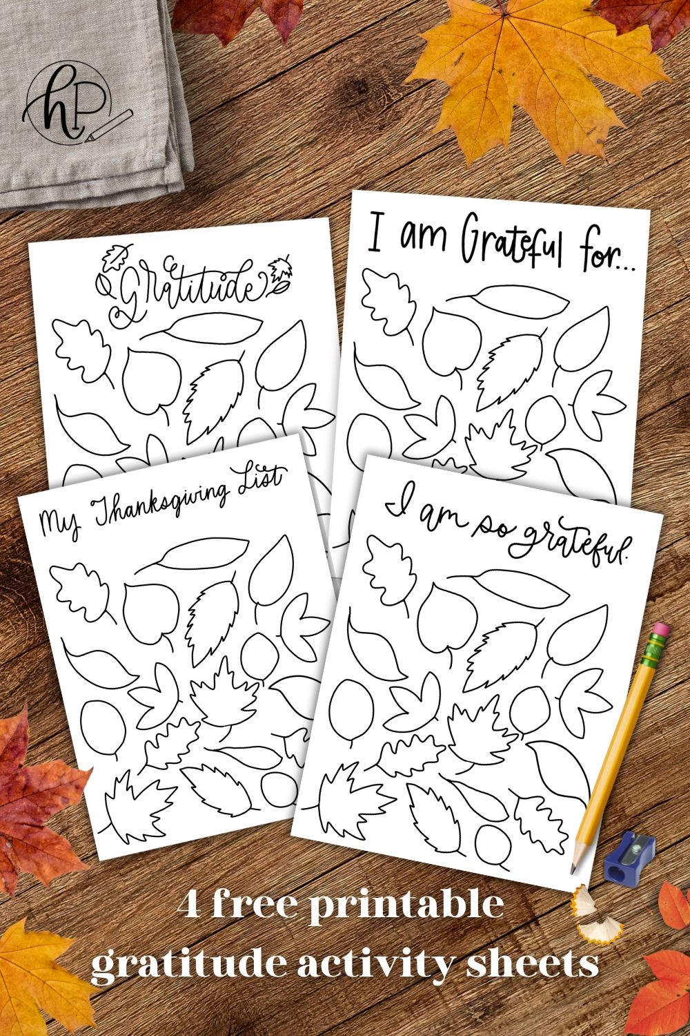 I Am Thankful For 4 Free Printable Gratitude Activity Sheets 