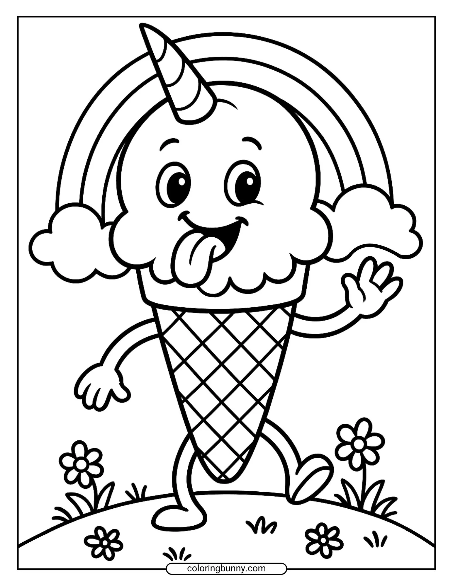Ice Cream Coloring Pages 52 Free Printable PDFs 