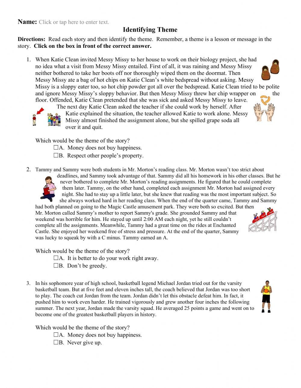 Identifying The Free Interactive Worksheets 564844