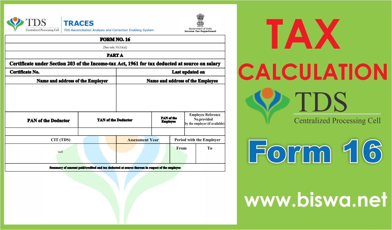 INCOME TAX CALCULATOR amp FORM 16 GENERATOR