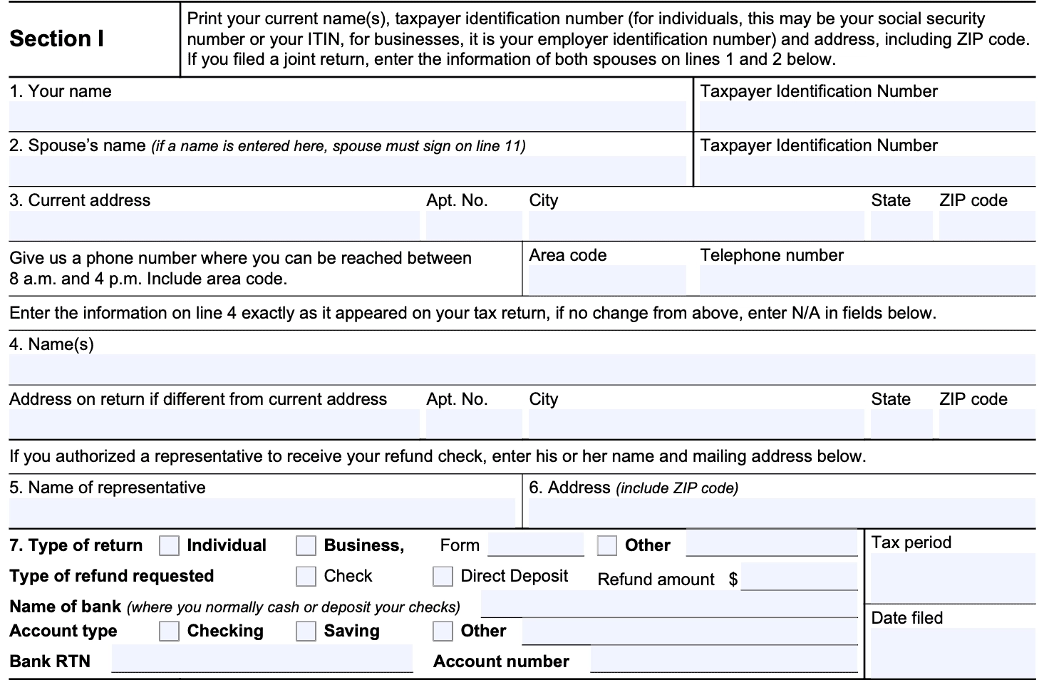IRS Form 3911 Instructions Replacing A Lost Tax Refund Check