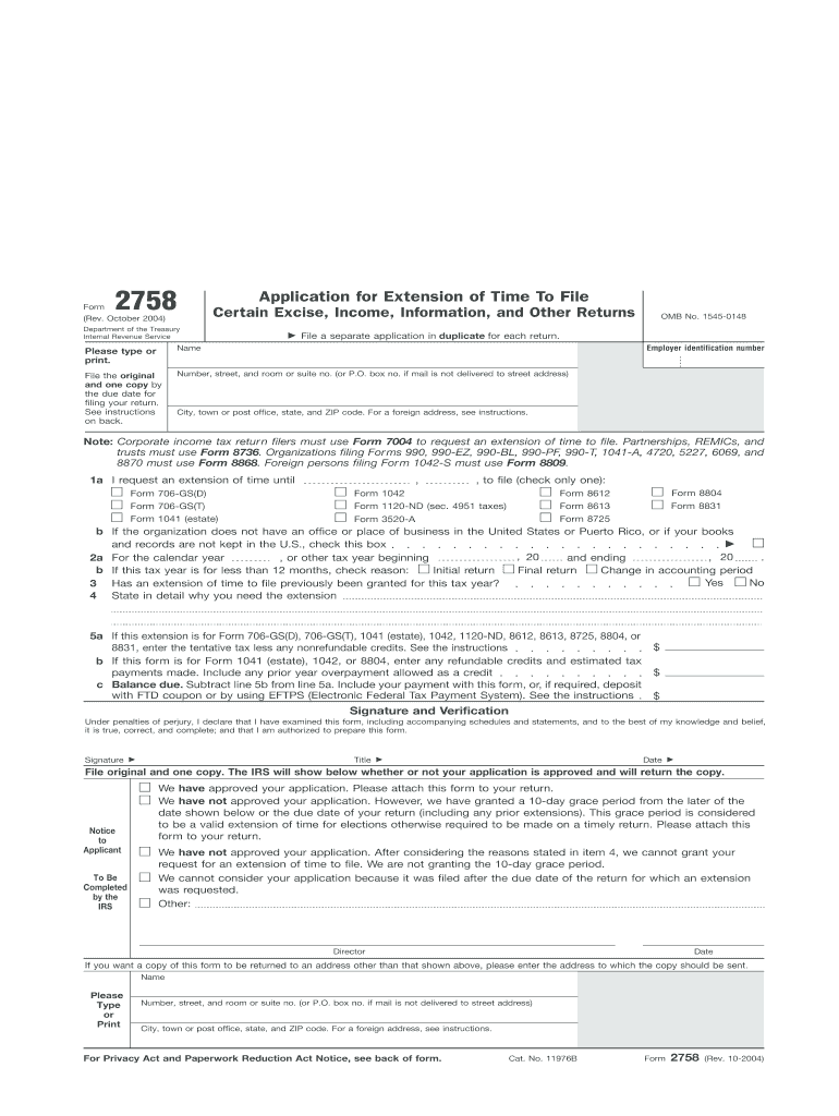 Form 4868 Irs Printable