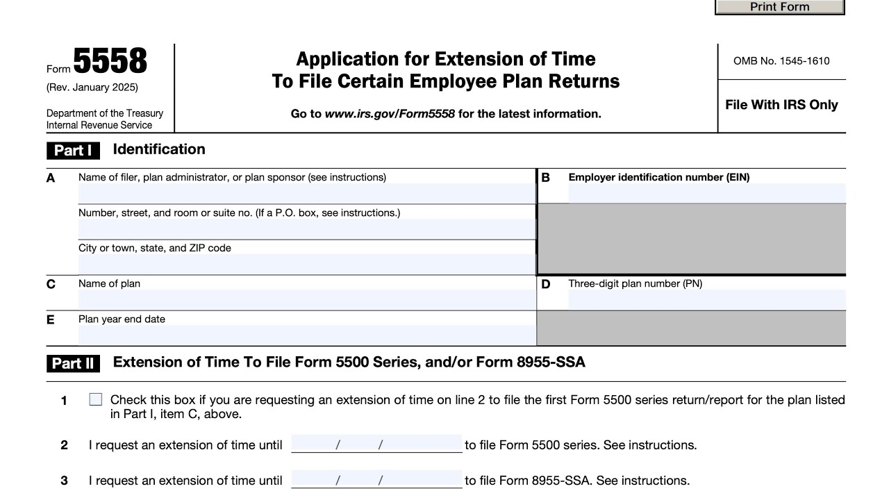 Irs Form For Payment Plan Application