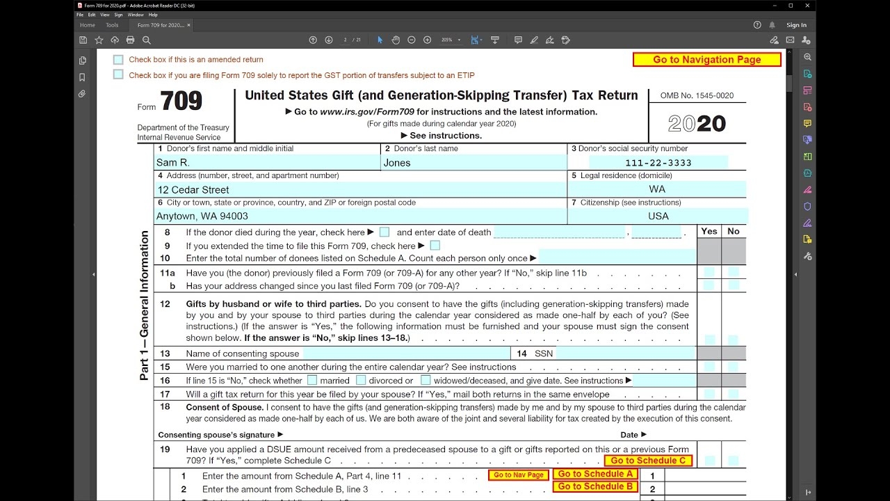 Irs Form For Gifting To Relatives