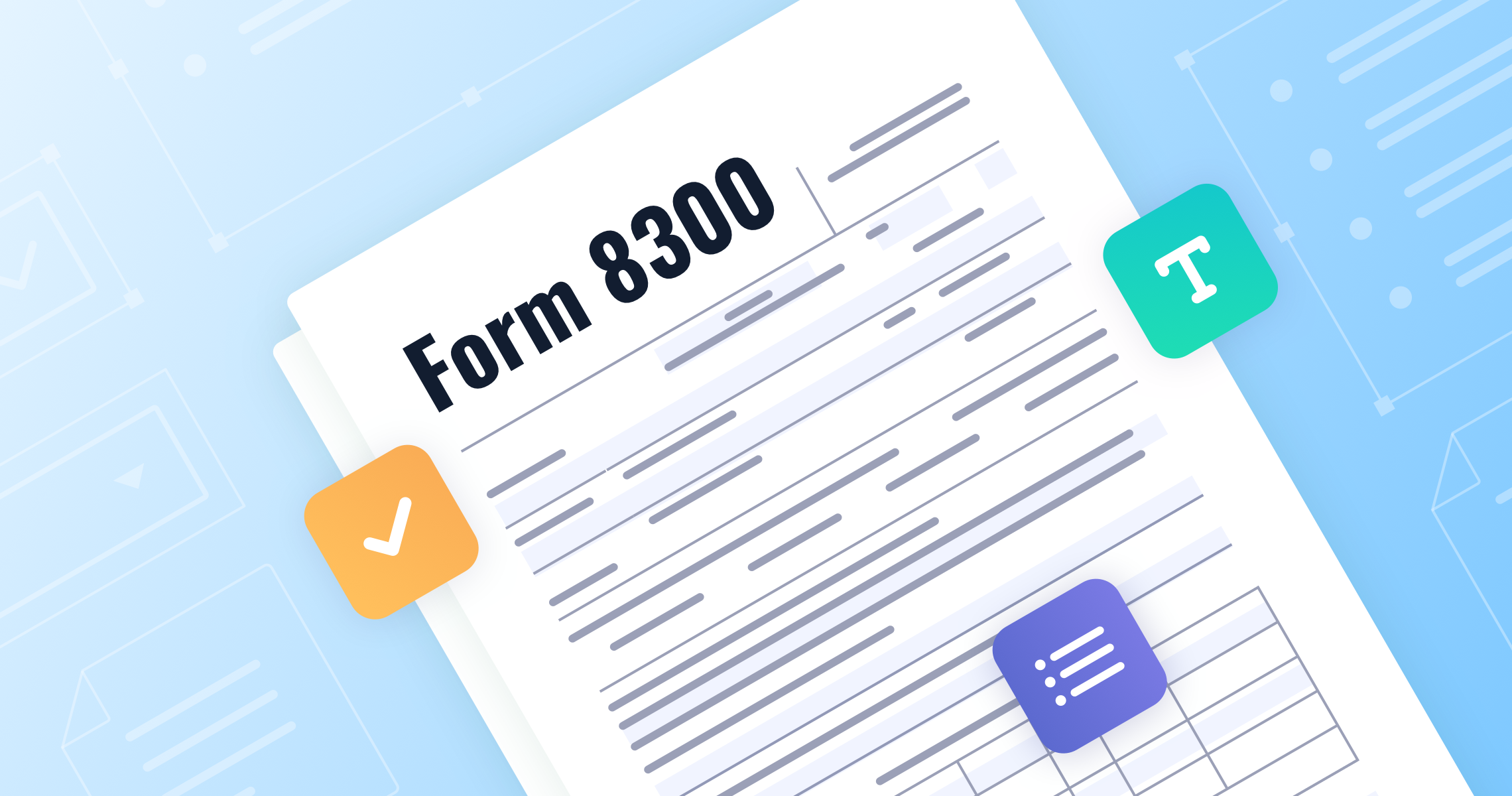 Irs Form For Payments Over $10 000