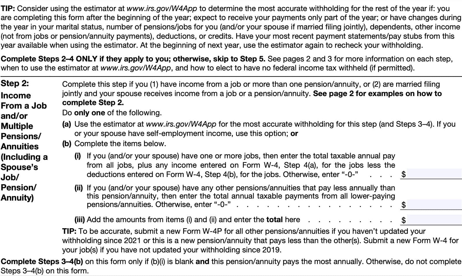Irs Form W-4r For Nonperiodic Payments