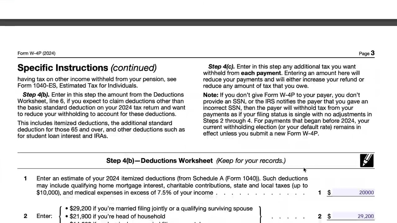Irs Form W-4v 2026