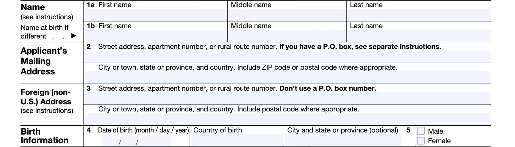 Irs Itin Form W 7 Instructions