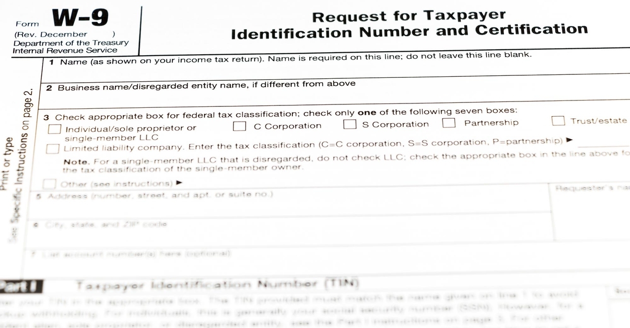 Irs W 9 Form Download