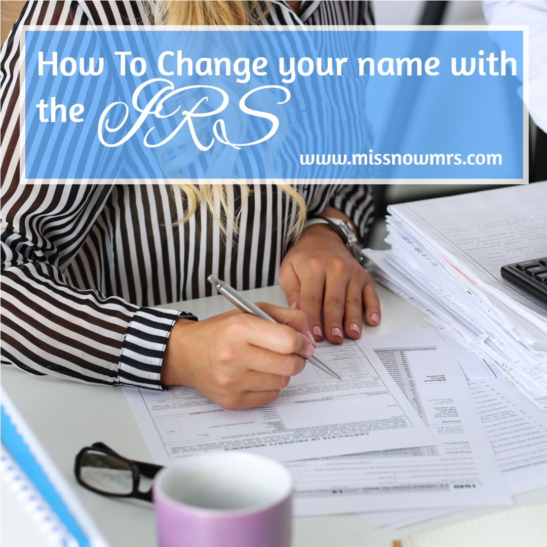 Irs Form Name Change