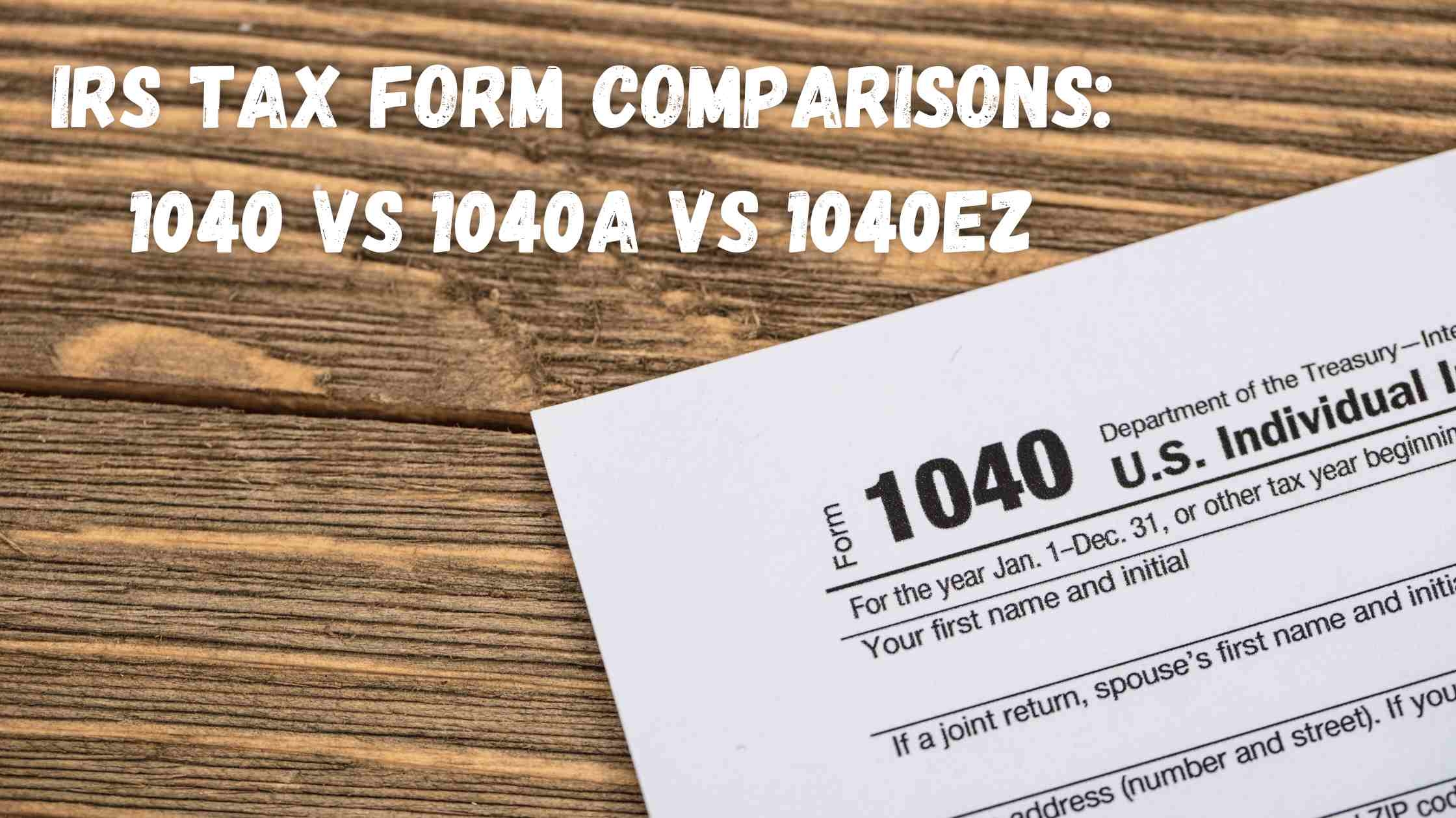 Irs Form 1040ez
