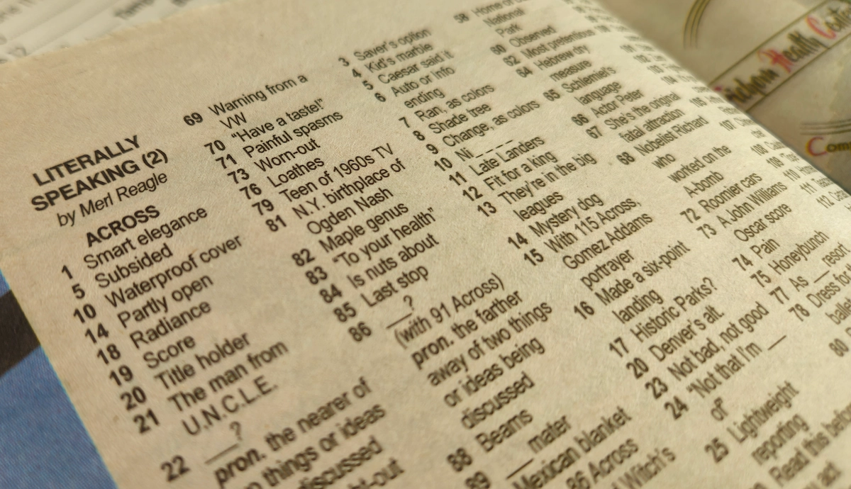 it s a sad anniversary for fans of creative loafing s crossword