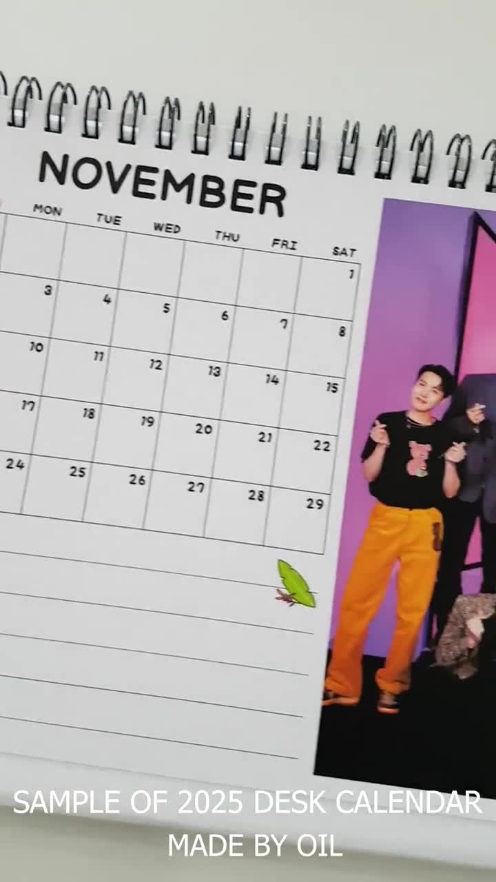 J HOPE BTS Calendar 2026 Desk Calendar Size 6 8inches J hope Gift Christmas Gift Bangtan Army Gift J HOPE Bias You Can Choose 12 Photos