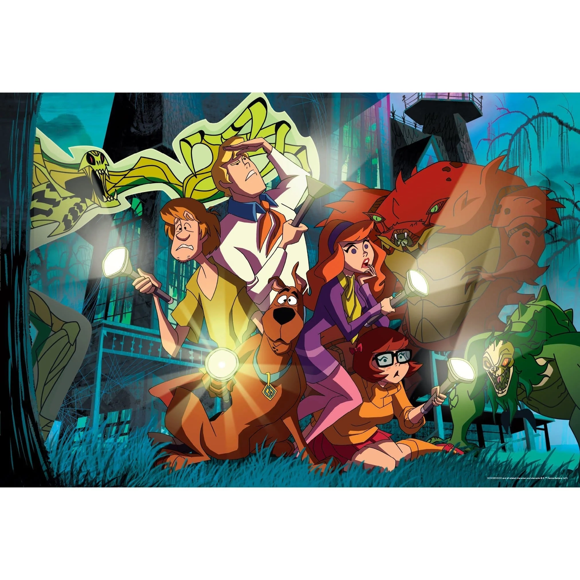 Jigsaw Puzzle Scooby Doo Mystery Inc 1000 Piece Paper House
