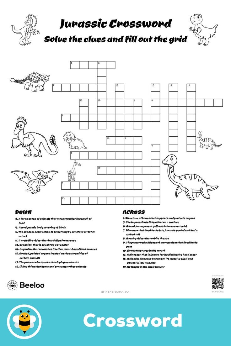 Jurassic Crossword