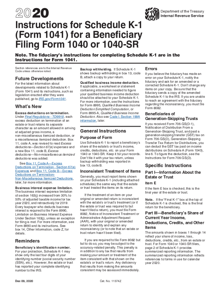Irs Form K-1 Codes