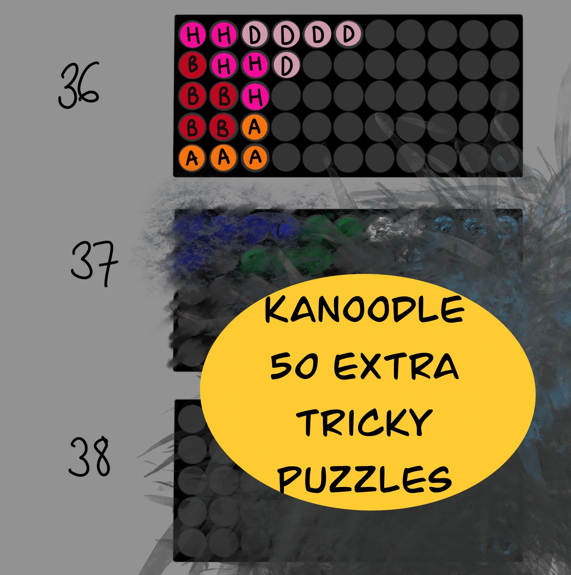 Kanoodle 50 Extra Adult level Puzzles Brain Teaser Challenge 