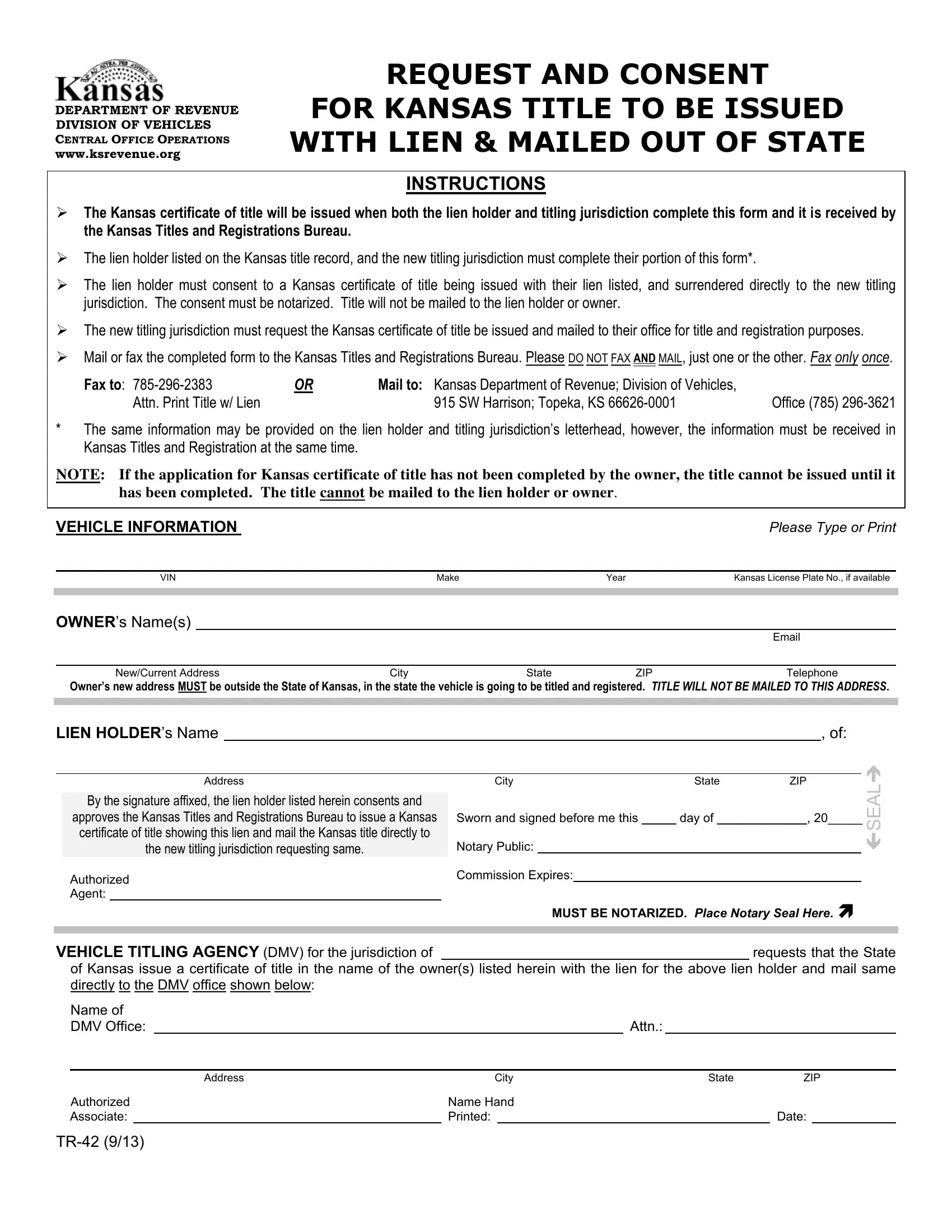 W 9 Form Kansas