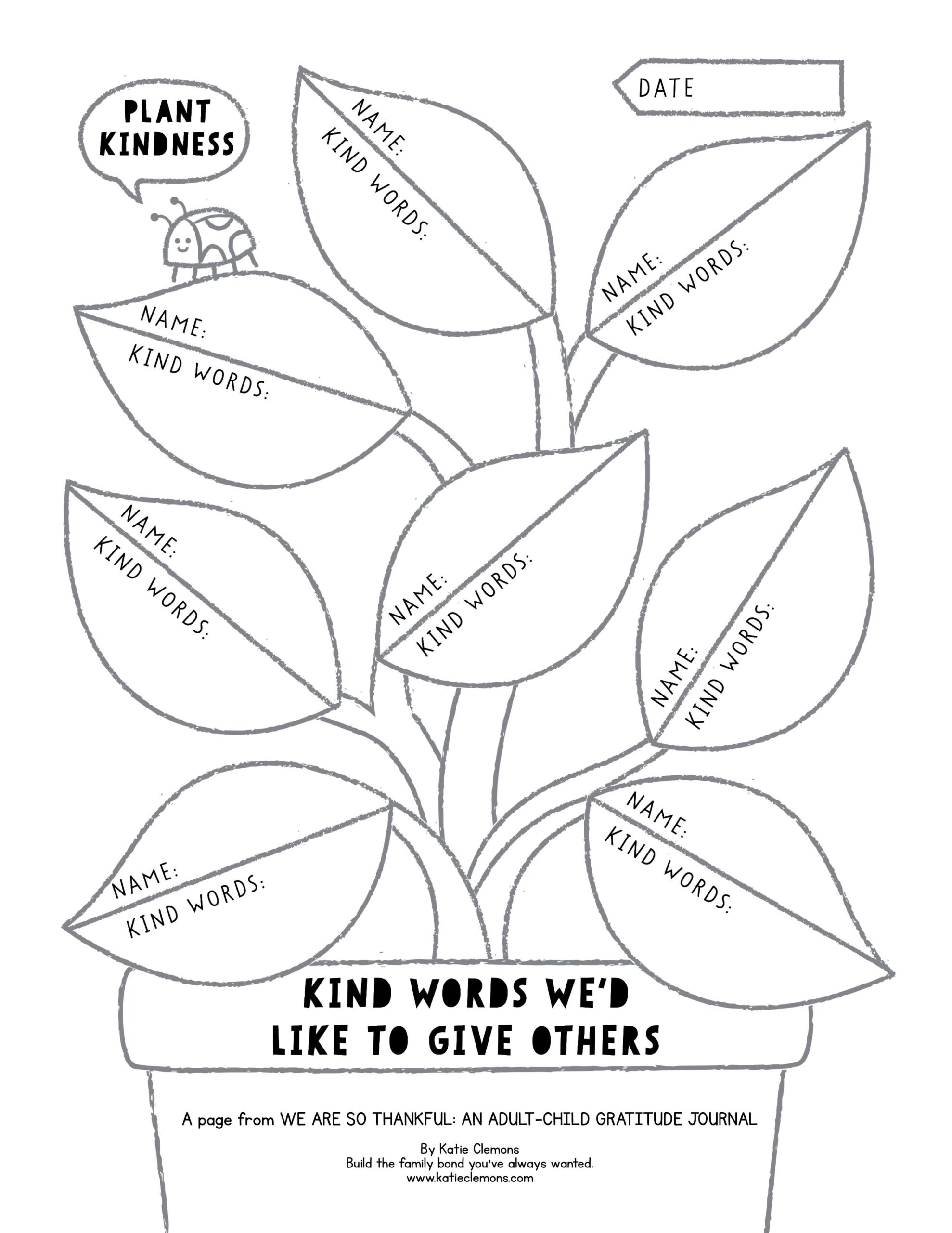 Free Printable Kindness For Kids