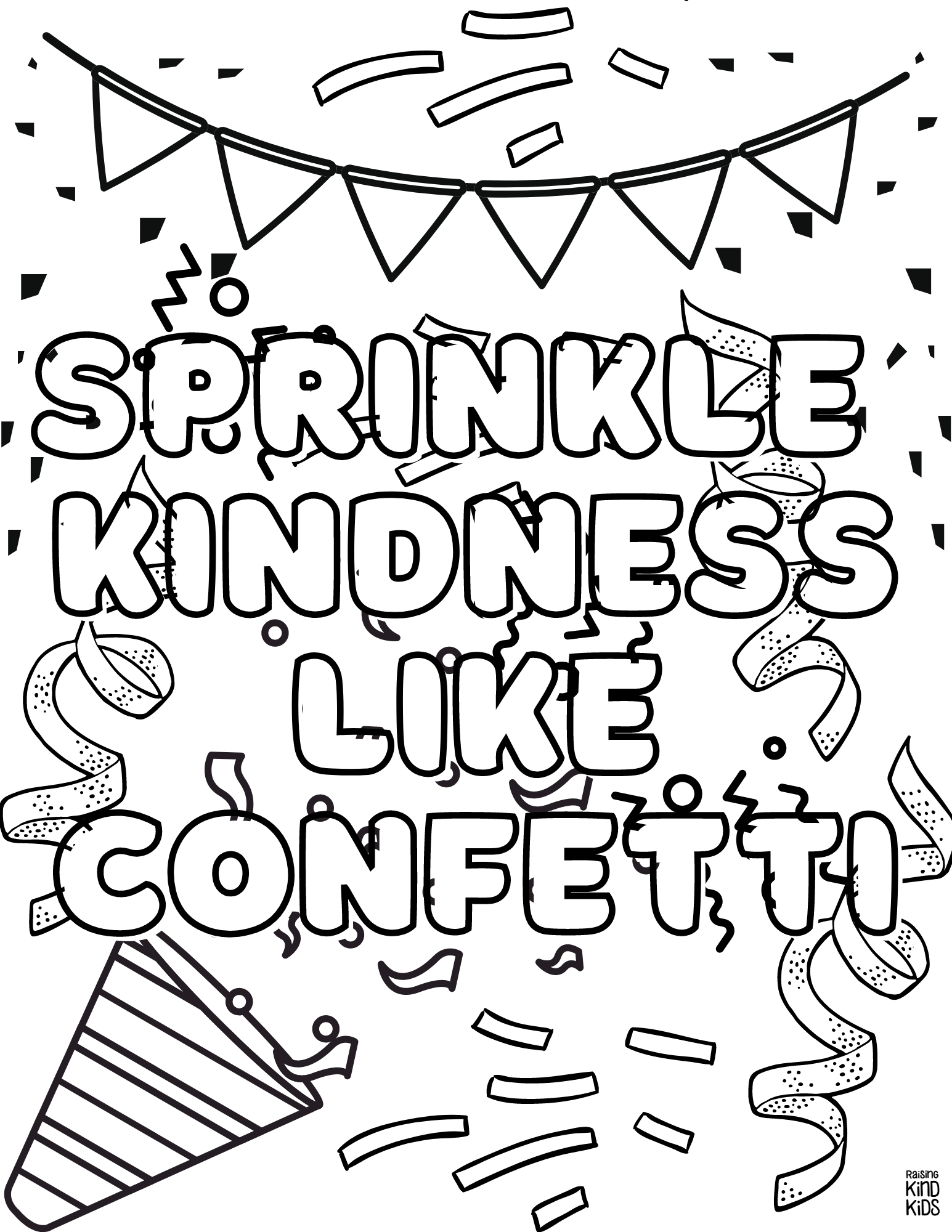 Kindness Coloring Pages 1 Coffee And Carpool Intentionally 