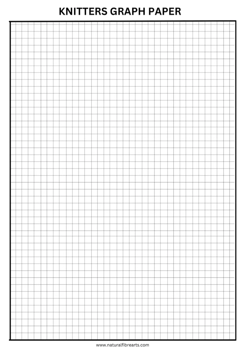 Printable Knitting Graph Paper