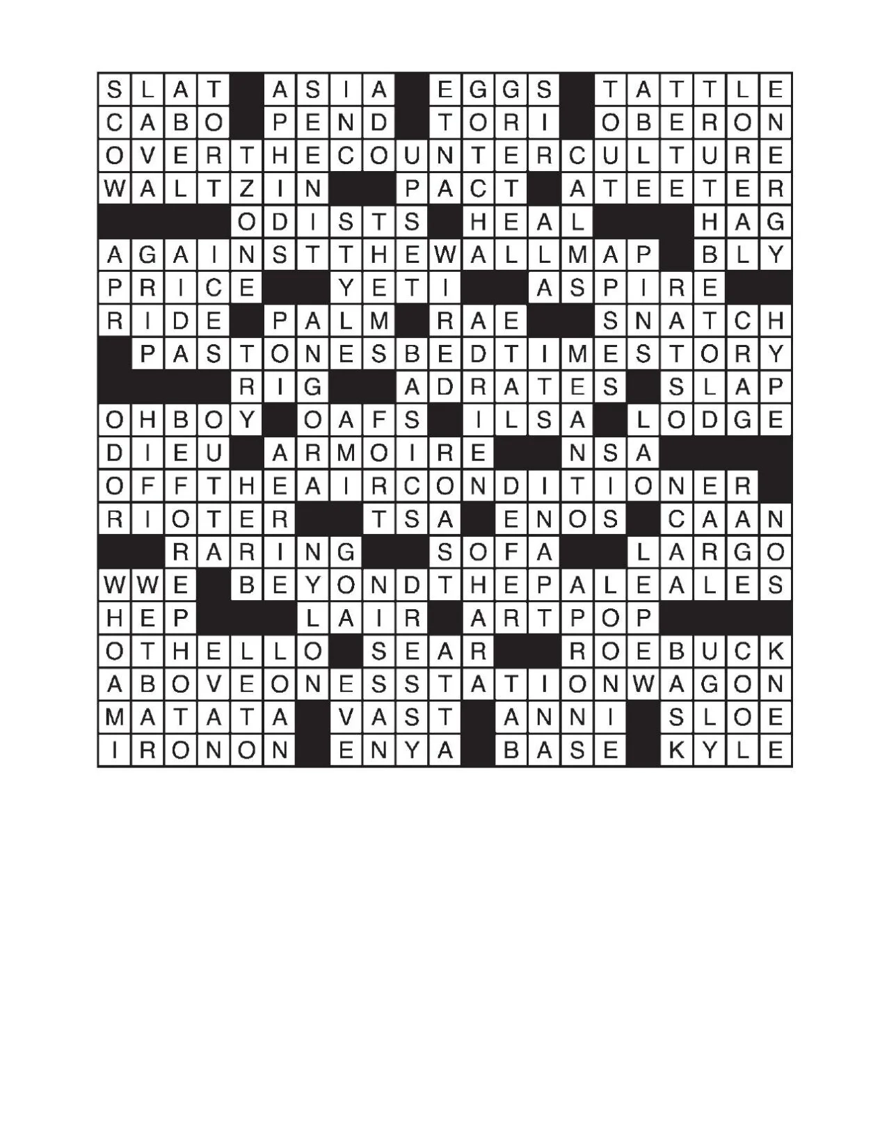 LA Times Crossword Answers Nov 27 2022 Crosswords 