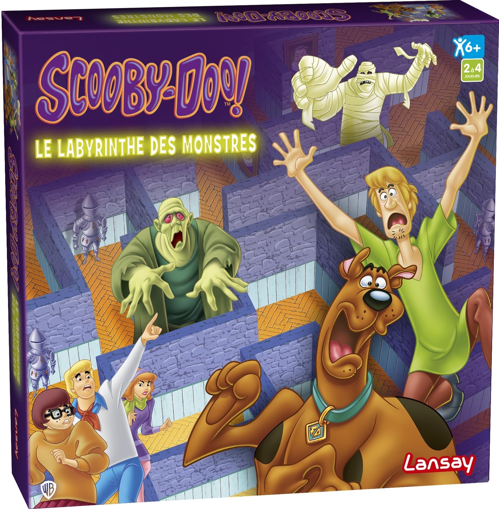 Lansay Scooby DOO The Maze Of Monsters Board Game Puzzles And Investigations Between Friends Or Family From 6 Years 2 To 4 Players 