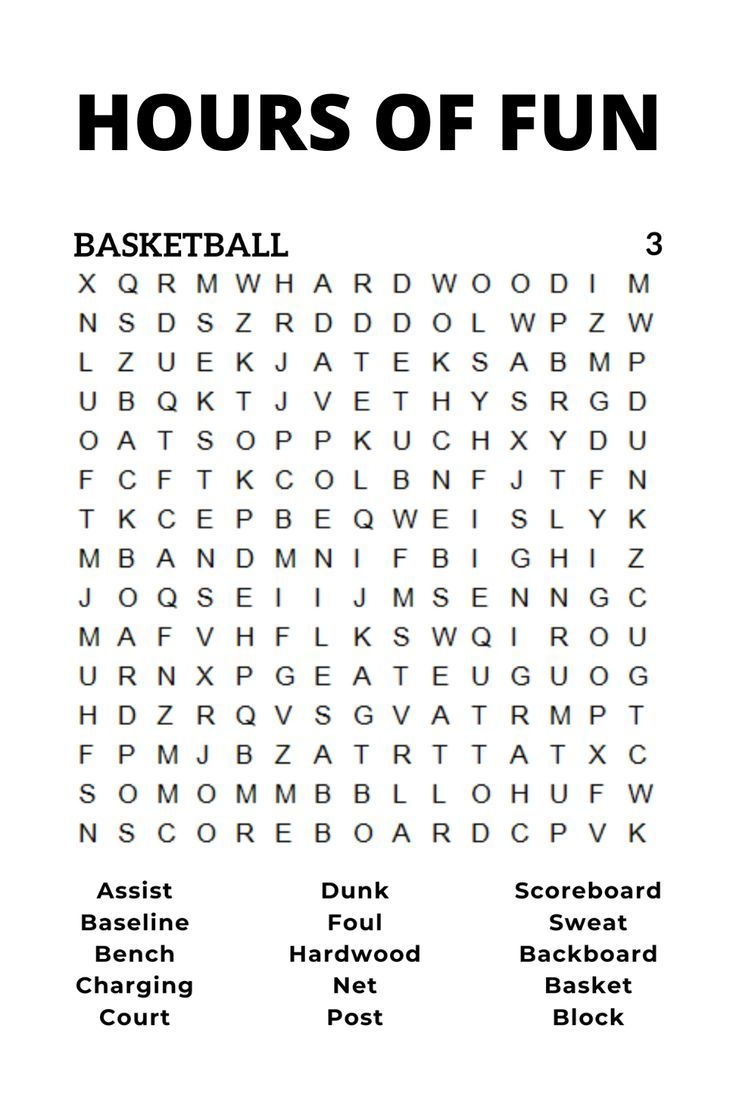 Large Print Sports Word Search Puzzle Book Baseball Football 
