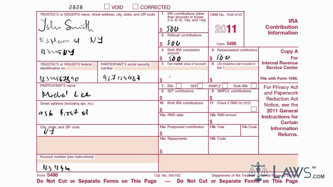 Irs Tax Form 5498
