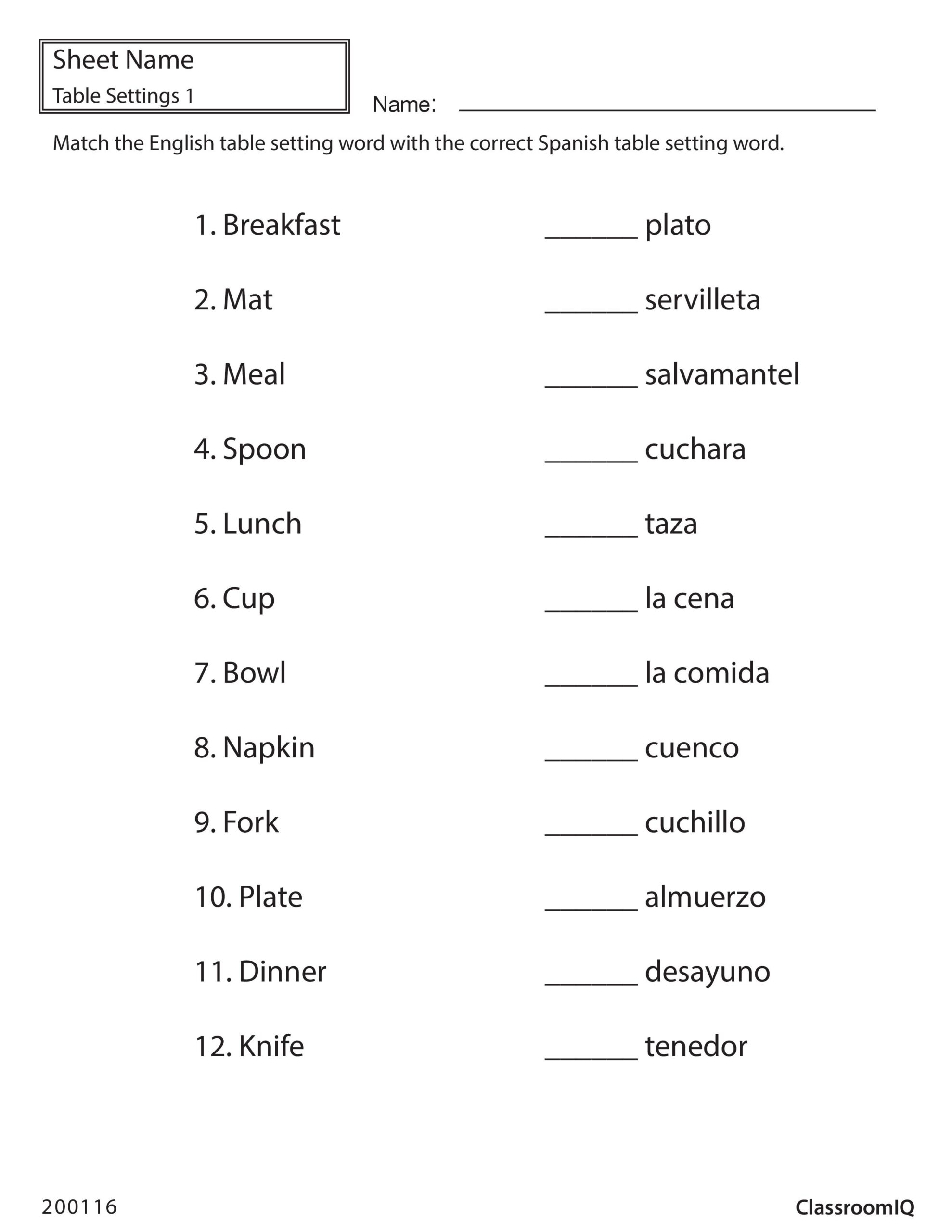 Learn Spanish Printables Printable Bingo Cards