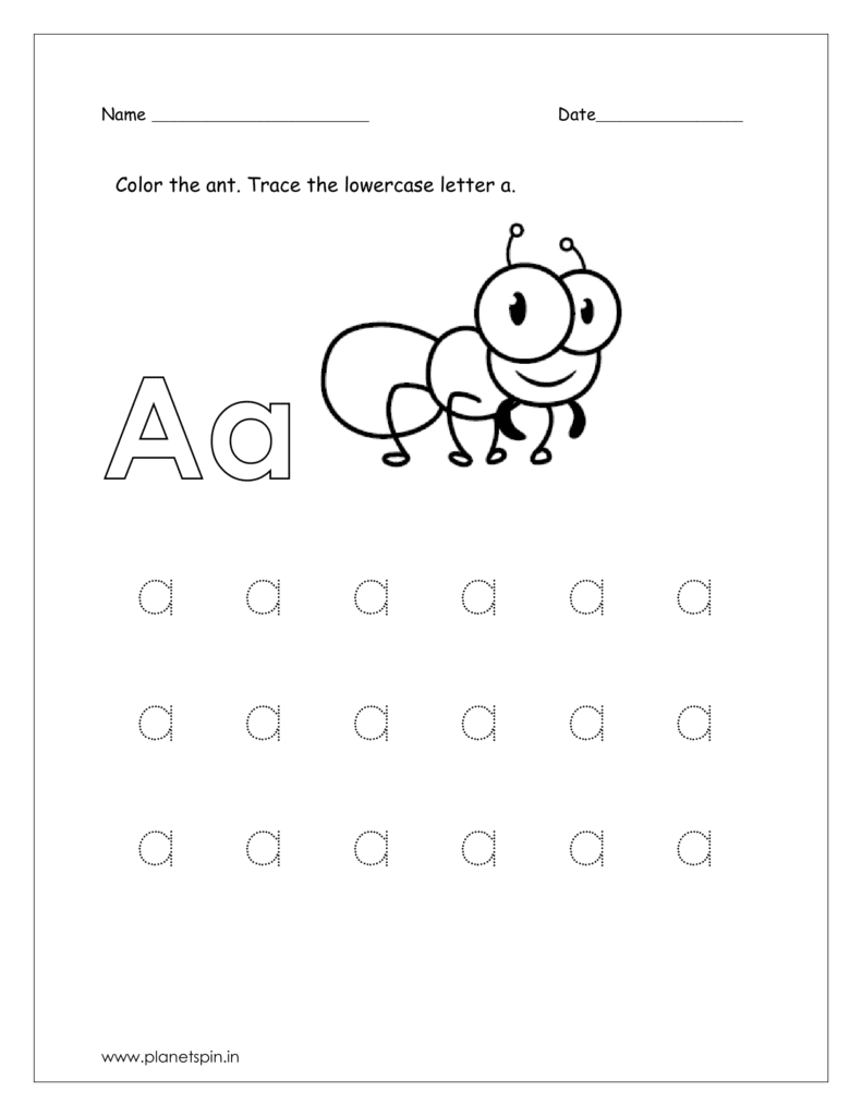 Free Printable Letter A Worksheets For Preschoolers