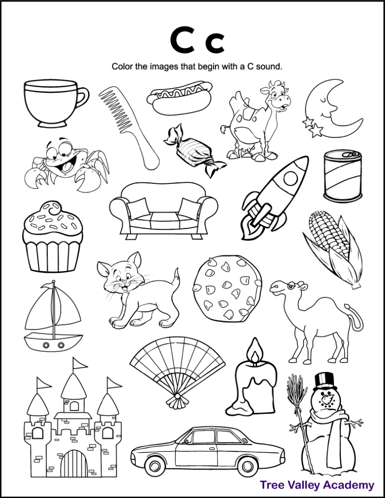 Free Printable Letter C Worksheets