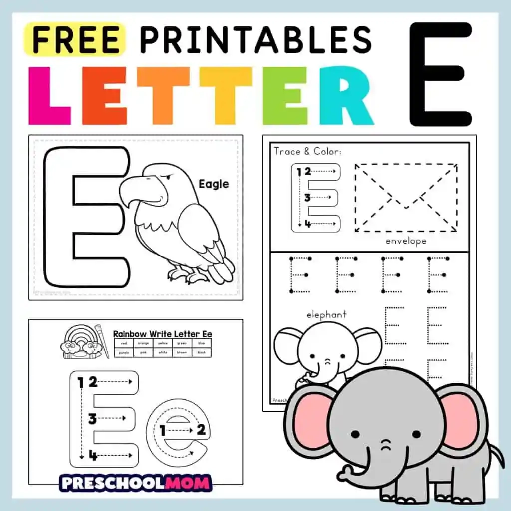 Preschool Printable Worksheets Letters
