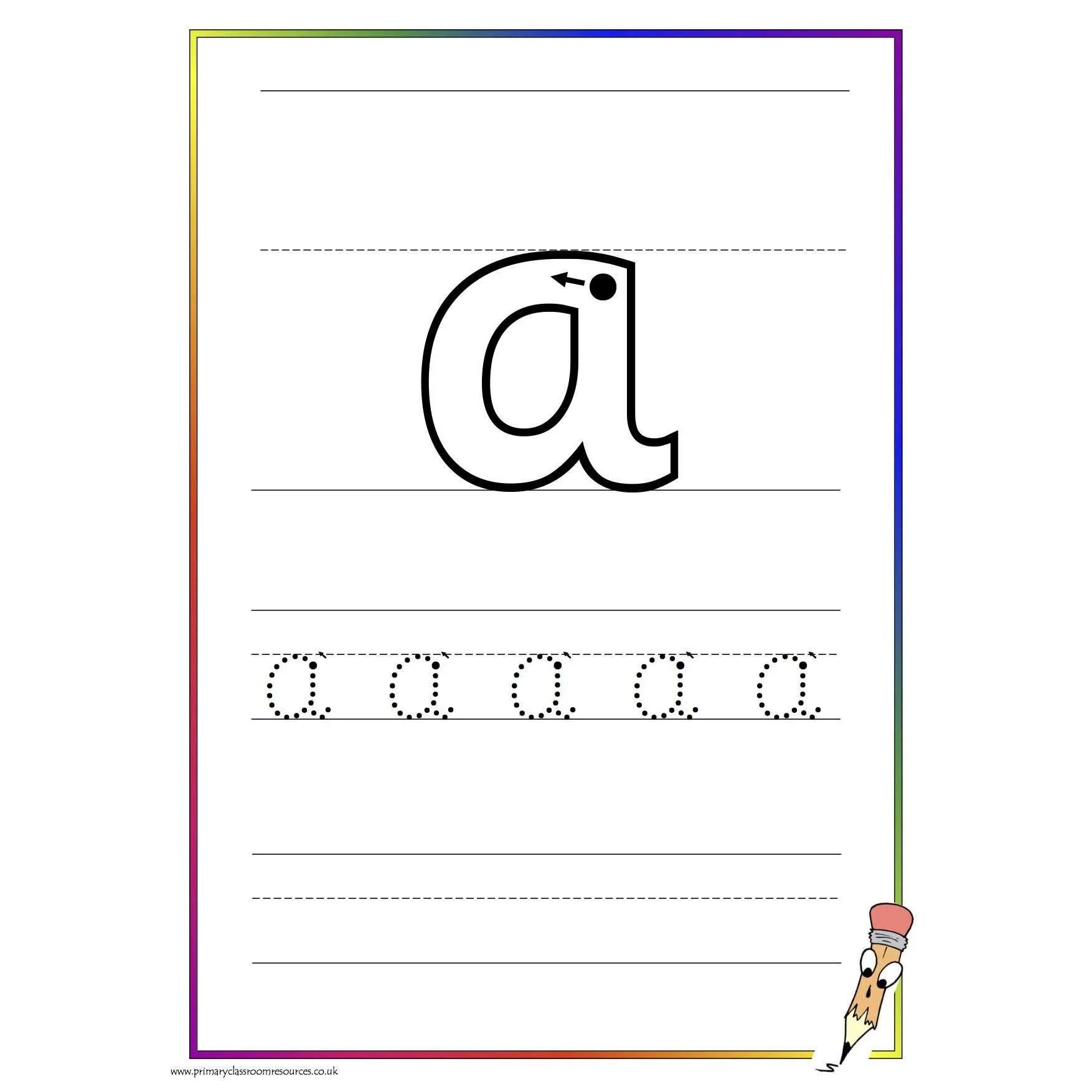 Letter Formation Sheets Primary Classroom Resources