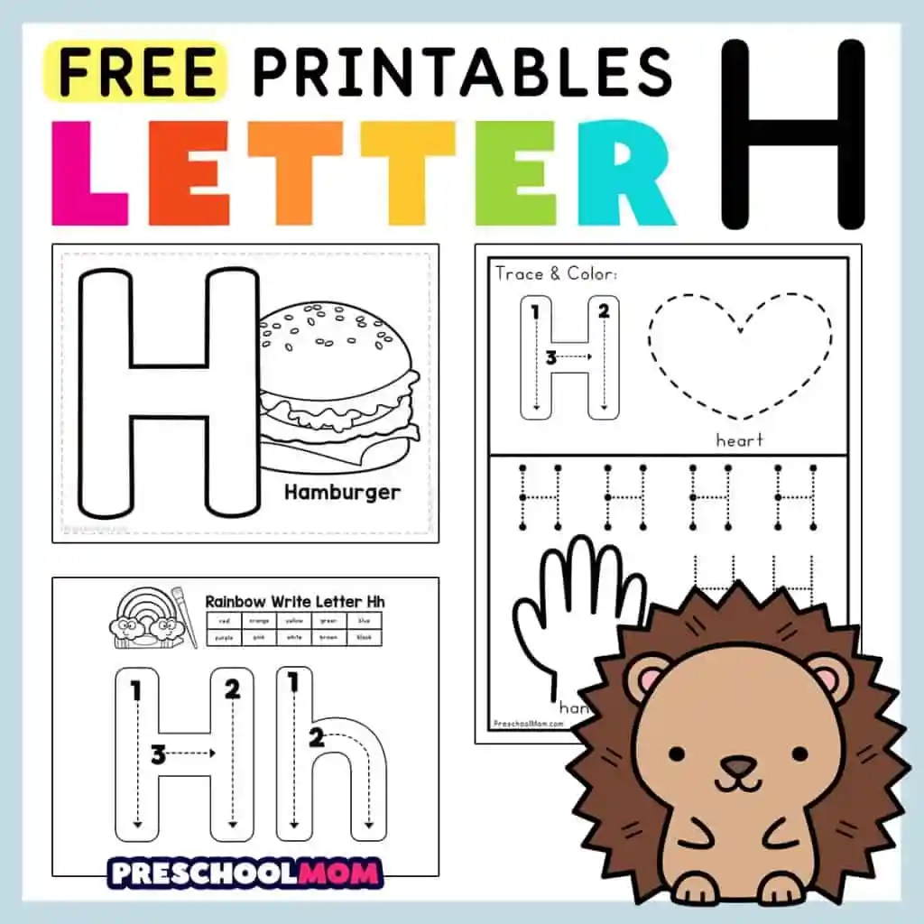 Prek Free Printable Worksheets