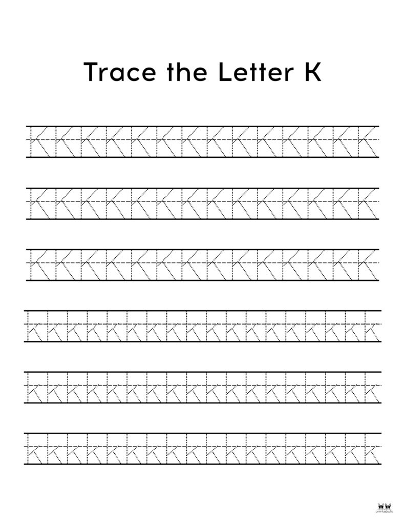 Letter K Worksheets 50 FREE Printables Printabulls