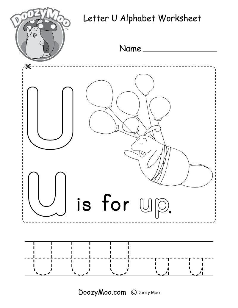 Free Printable Letter U Worksheets For Preschool